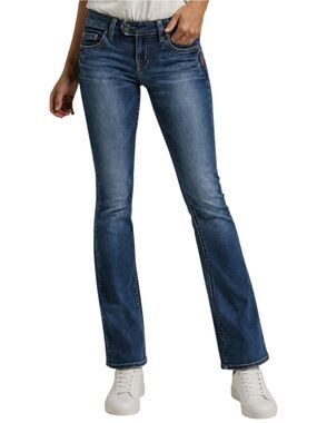 Vintage Silver Jeans Tuesday Low Rise Slim Bootcut Jeans 27x33